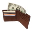 画像6: ARTS&CRAFTS（アーツアンドクラフツ）BILLFOLD WALLET W COIN PURSE（ビルフォールドウォレットコインパース）CORDOVAN ACC/Brown（ブラウン） (6)