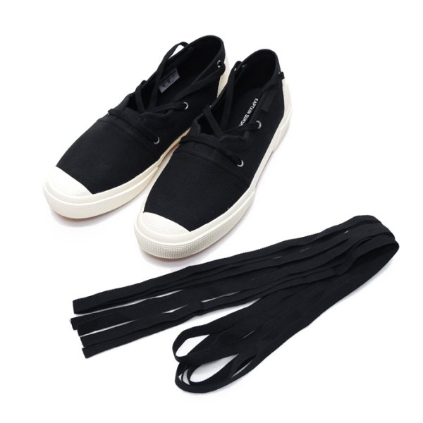 画像9: 『OUTLET』KAPTAIN SUNSHINE（スペルガ×キャプテンサンシャイン）Mariner Slip-on（マリナースリッポン）"Made by SUPERGA" / Black（ブラック） (9)