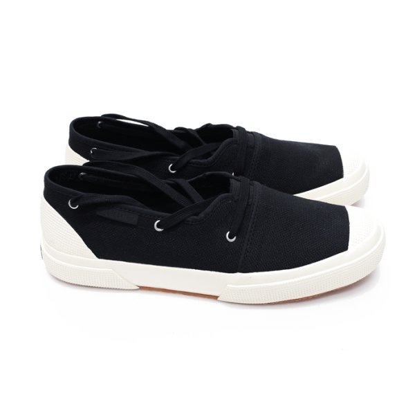 画像4: 『OUTLET』KAPTAIN SUNSHINE（スペルガ×キャプテンサンシャイン）Mariner Slip-on（マリナースリッポン）"Made by SUPERGA" / Black（ブラック） (4)