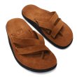 画像3: ISLAND SLIPPER（アイランドスリッパ）KBBH403S（スリーストラップブルハイドスエードレザーサンダル）”Suede" / Peanut×Tobacco（ピーナッツ×タバコ） (3)