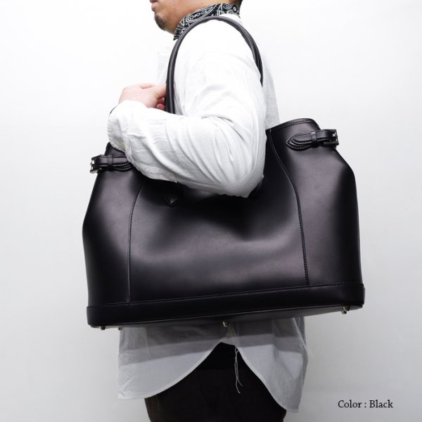 画像9: WILD SWANS(ワイルドスワンズ)Drucker(ドラッカー)トートバッグ"イングリッシュブライドル"/Burgundy(バーガンディ) (9)