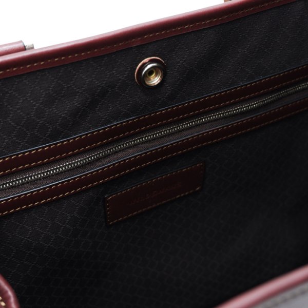 画像5: WILD SWANS(ワイルドスワンズ)Drucker(ドラッカー)トートバッグ"イングリッシュブライドル"/Burgundy(バーガンディ) (5)