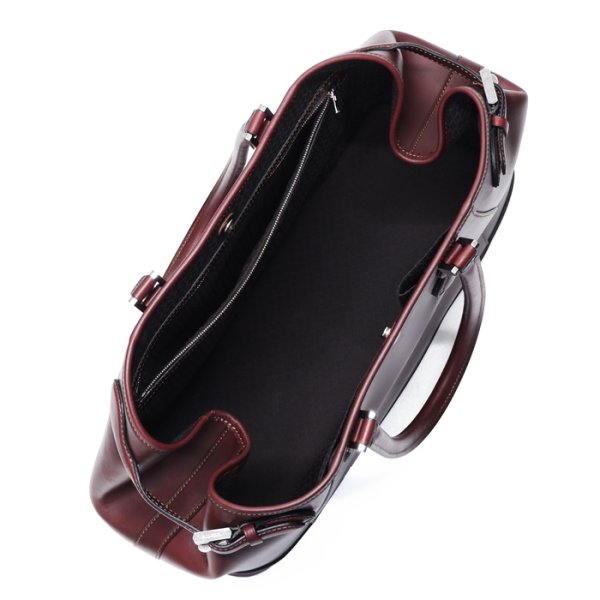 画像6: WILD SWANS(ワイルドスワンズ)Drucker(ドラッカー)トートバッグ"イングリッシュブライドル"/Burgundy(バーガンディ) (6)