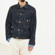 画像12: F.O.B FACTORY（エフオービーファクトリー）G-3 DENIM 1st JK（G-3デニム1stジャケット）14oz G3 Selvedge Supima/Indigo（インディゴ）ワンウォッシュ (12)