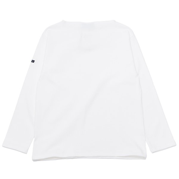 画像2: SAINT JAMES(セントジェームス)OUESSANT(ウエッソン)"SOLID" / NEIGE(ホワイト) (2)