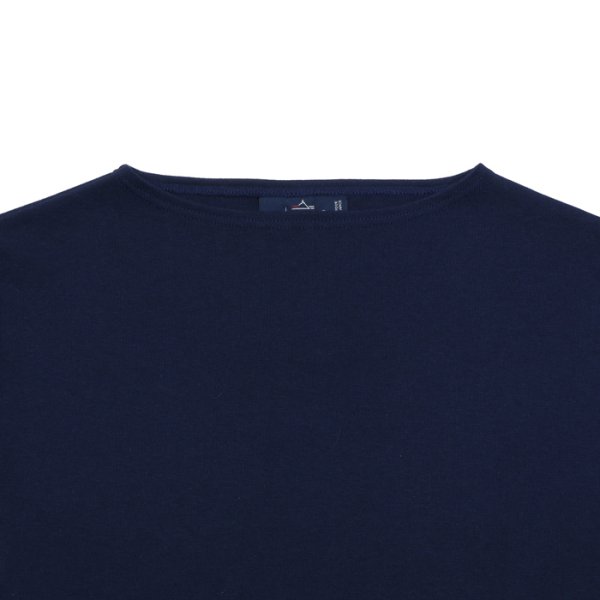 画像3: SAINT JAMES(セントジェームス)OUESSANT(ウエッソン)"SOLID" / MARINE(マリン) (3)