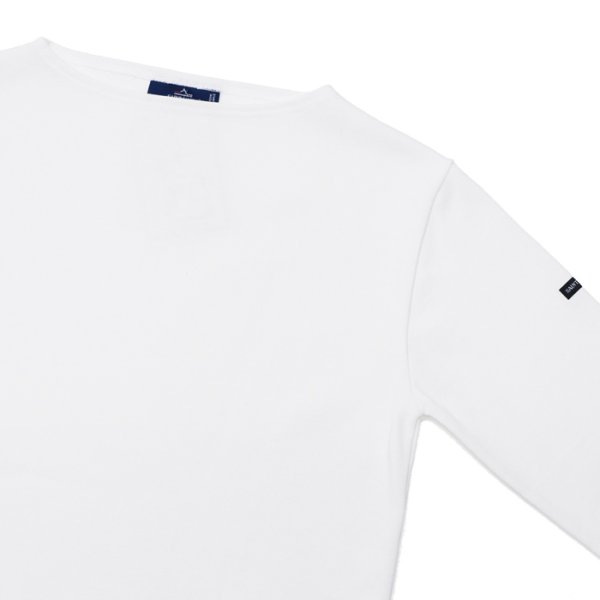 画像4: SAINT JAMES(セントジェームス)OUESSANT(ウエッソン)"SOLID" / NEIGE(ホワイト) (4)