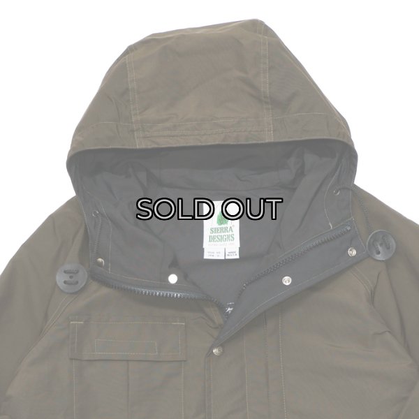 画像2: SIERRA DESIGNS（シエラデザイン）Short Parka（ショートパーカー）"Made in USA" / Olive Drab×Black（オリーブドラブ×ブラック） (2)