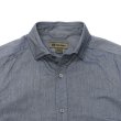 画像3: Nigel Cabourn（ナイジェル・ケーボン）BRITISH OFFICER'S SHIRT（ブリティッシュオフィサーズシャツ）VINTAGE OXFORD/Navy（ネイビー） (3)