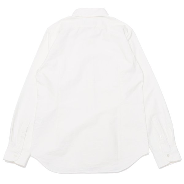 画像2: Nigel Cabourn（ナイジェル・ケーボン）BRITISH OFFICER'S SHIRT（ブリティッシュオフィサーズシャツ）”VINTAGE OXFORD" / Off White（オフホワイト） (2)
