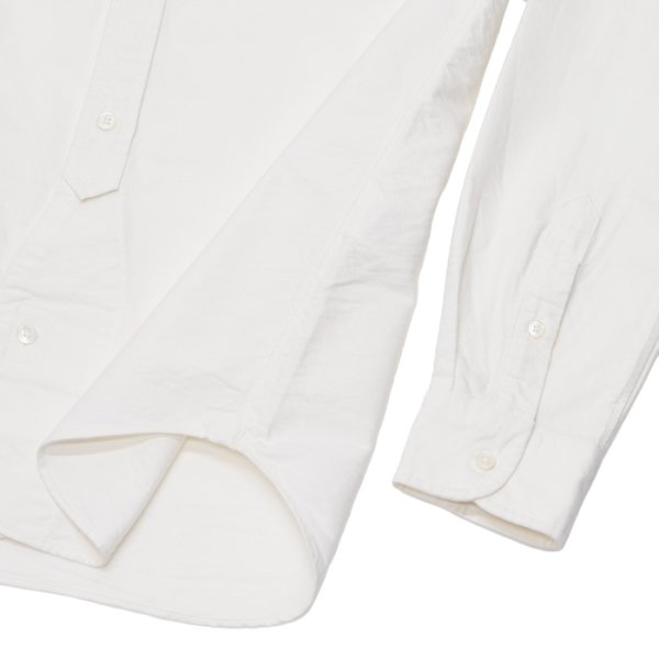 画像5: Nigel Cabourn（ナイジェル・ケーボン）BRITISH OFFICER'S SHIRT（ブリティッシュオフィサーズシャツ）”VINTAGE OXFORD" / Off White（オフホワイト） (5)