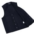 画像6: FILSON（フィルソン）MACKINAW WOOL VEST（マッキーノウールベスト）/Navy（ネイビー） (6)