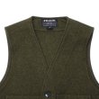 画像3: FILSON（フィルソン）MACKINAW WOOL VEST（マッキーノウールベスト）/Forest Green（フォレストグリーン） (3)