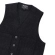 画像4: FILSON（フィルソン）MACKINAW WOOL VEST（マッキーノウールベスト）/Charcoal（チャコールグレー） (4)