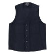 画像1: FILSON（フィルソン）MACKINAW WOOL VEST（マッキーノウールベスト）/Navy（ネイビー） (1)