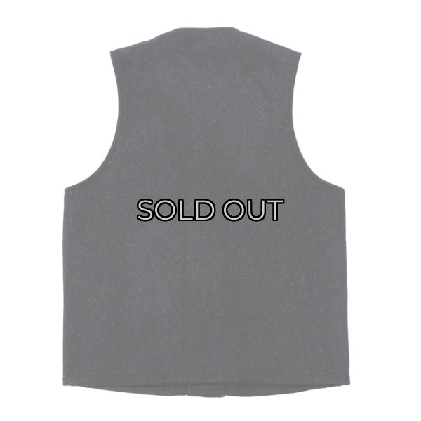 画像2: FILSON（フィルソン）MACKINAW WOOL VEST（マッキーノウールベスト）/ Charcoal（チャコールグレー） (2)