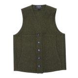FILSON（フィルソン）MACKINAW WOOL VEST（マッキーノウールベスト）/ DARK GREEN(ダークグリーン）