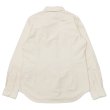 画像2: Nigel Cabourn（ナイジェル・ケーボン）BRITISH OFFICER'S SHIRT（ブリティッシュオフィサーズシャツ）VINTAGE OXFORD/Ivory（アイボリー） (2)