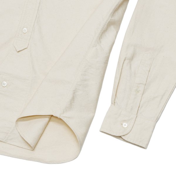 画像5: Nigel Cabourn(ナイジェル・ケーボン)BRITISH OFFICER'S SHIRT(ブリティッシュオフィサーズシャツ)”VINTAGE OXFORD” / Ivory(アイボリー) (5)