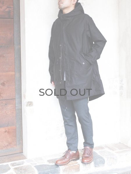 画像10: F.O.B FACTORY（エフオービーファクトリー）M-51 PARKA SHELL（M-51パーカーシェル）"B9 Moleskin" / Back（ブラック） (10)