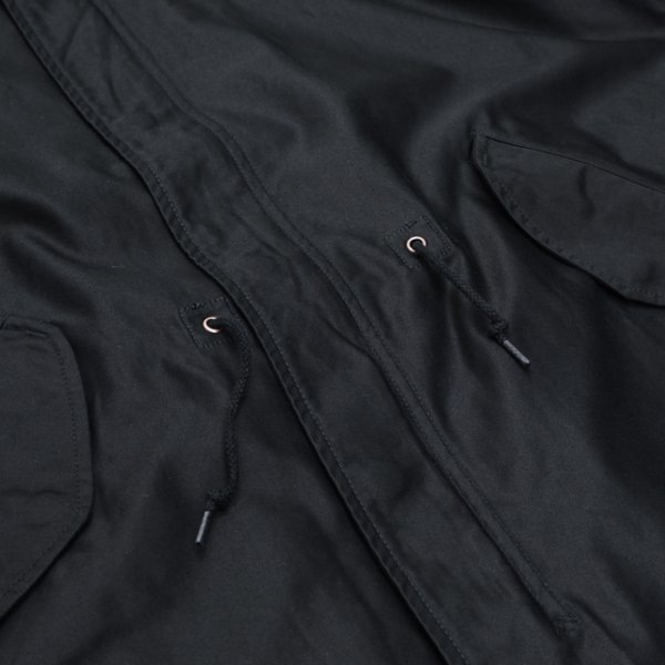 画像6: F.O.B FACTORY(エフオービーファクトリー)M-51 PARKA SHELL(M-51パーカーシェル)"B9 Moleskin" / Back(ブラック) (6)