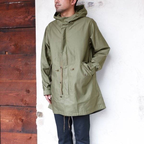 画像8: F.O.B FACTORY(エフオービーファクトリー)M-51 PARKA SHELL(M-51パーカーシェル)"B9 Moleskin" / Olive(オリーブ) (8)