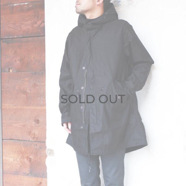 画像8: F.O.B FACTORY（エフオービーファクトリー）M-51 PARKA SHELL（M-51パーカーシェル）"B9 Moleskin" / Back（ブラック） (8)