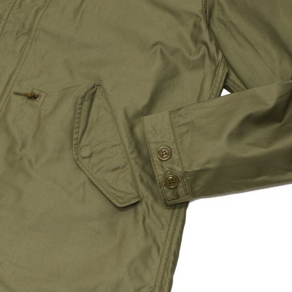 画像4: F.O.B FACTORY(エフオービーファクトリー)M-51 PARKA SHELL(M-51パーカーシェル)"B9 Moleskin" / Olive(オリーブ) (4)