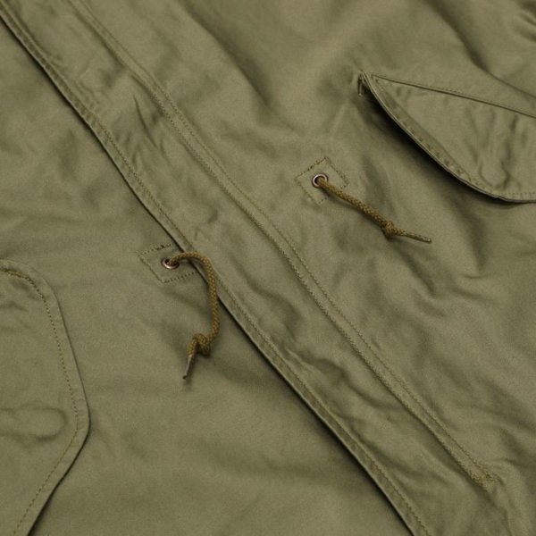 画像6: F.O.B FACTORY(エフオービーファクトリー)M-51 PARKA SHELL(M-51パーカーシェル)"B9 Moleskin" / Olive(オリーブ) (6)
