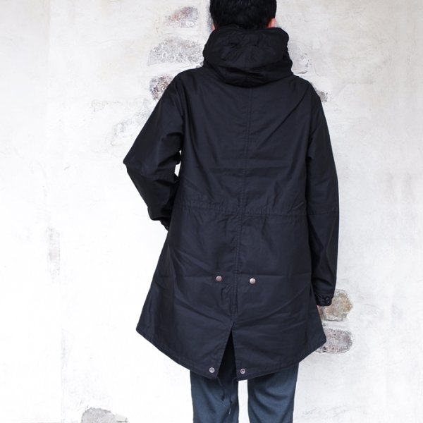 画像9: F.O.B FACTORY(エフオービーファクトリー)M-51 PARKA SHELL(M-51パーカーシェル)"B9 Moleskin" / Back(ブラック) (9)