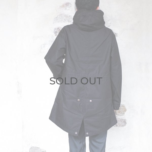 画像9: F.O.B FACTORY（エフオービーファクトリー）M-51 PARKA SHELL（M-51パーカーシェル）"B9 Moleskin" / Back（ブラック） (9)