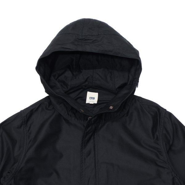 画像2: F.O.B FACTORY(エフオービーファクトリー)M-51 PARKA SHELL(M-51パーカーシェル)"B9 Moleskin" / Back(ブラック) (2)