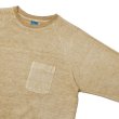 画像4: Good On（グッドオン）Long Sleeve Heavy Raglan Pocket Tee（ロングスリーブヘビーラグランポケットTシャツ）"Pigment Dye"/Latte（ラテ） (4)