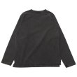 画像2: Good On（グッドオン）Long Sleeve Heavy Raglan Pocket Tee（ロングスリーブヘビーラグランポケットTシャツ）"Pigment Dye"/Black（ブラック） (2)