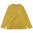画像1: Good On（グッドオン）Long Sleeve Heavy Raglan Pocket Tee（ロングスリーブヘビーラグランポケットTシャツ）"Pigment Dye"/Banana（バナナ） (1)