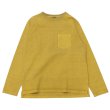 画像1: Good On（グッドオン）Long Sleeve Heavy Raglan Pocket Tee（ロングスリーブヘビーラグランポケットTシャツ）"Pigment Dye"/Banana（バナナ） (1)