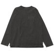 画像1: Good On（グッドオン）Long Sleeve Heavy Raglan Pocket Tee（ロングスリーブヘビーラグランポケットTシャツ）"Pigment Dye"/Black（ブラック） (1)