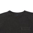 画像3: Good On（グッドオン）Long Sleeve Heavy Raglan Pocket Tee（ロングスリーブヘビーラグランポケットTシャツ）"Pigment Dye"/Black（ブラック） (3)