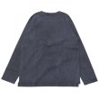 画像2: Good On（グッドオン）Long Sleeve Heavy Raglan Pocket Tee（ロングスリーブヘビーラグランポケットTシャツ）"Pigment Dye"/Navy（ネイビー） (2)