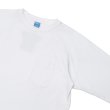 画像4: Good On（グッドオン）Long Sleeve Heavy Raglan Pocket Tee（ロングスリーブヘビーラグランポケットTシャツ）"Washed"/White（ホワイト） (4)