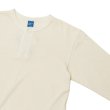 画像4: Good On（グッドオン）Long Sleeve Henley Neck Tee（ロングスリーブヘンリーネックTシャツ）"Pigment Dye"/Natural（ナチュラル） (4)