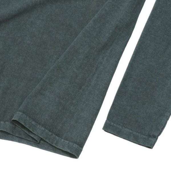 画像5: Good On(グッドオン)Long Sleeve Henley Neck Tee(ロングスリーブヘンリーネックTシャツ)"Pigment Dye" / Slate(スレート) (5)