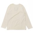 画像2: Good On（グッドオン）Long Sleeve Henley Neck Tee（ロングスリーブヘンリーネックTシャツ）"Pigment Dye"/Natural（ナチュラル） (2)