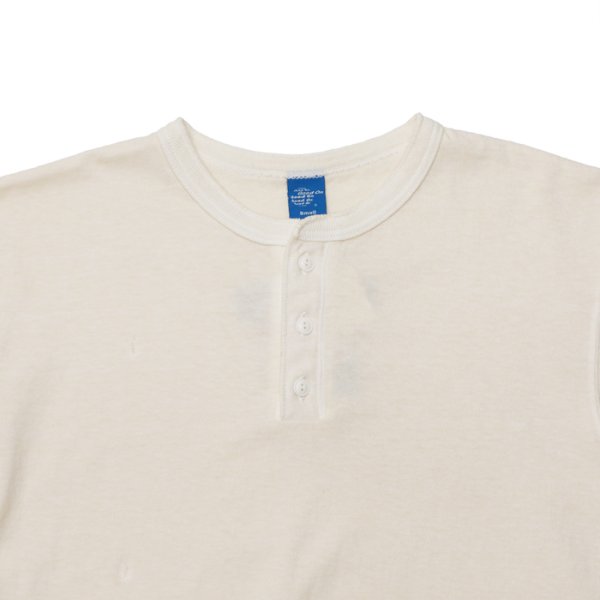 画像3: Good On(グッドオン)Long Sleeve Henley Neck Tee(ロングスリーブヘンリーネックTシャツ)"Pigment Dye" / Natural(ナチュラル) (3)
