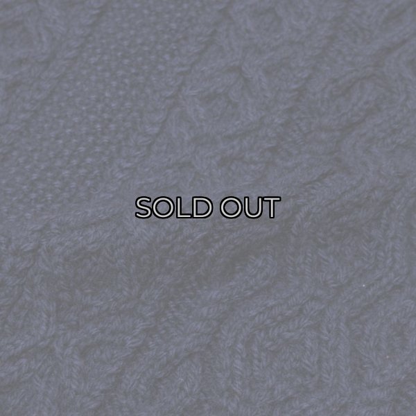 画像8: INVERALLAN（インバーアラン）3a Lumber Cardigan（3aランバーカーディガン）"Aran Knit" / Navy（ネイビー） (8)