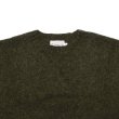 画像3: INVERALLAN（インバーアラン）Crew Neck Saddle Shoulder Sweater（クルーネックサドルショルダーセーター）Supersoft Shetland/Pine Shadow（パインシャドー） (3)