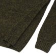 画像5: INVERALLAN（インバーアラン）Crew Neck Saddle Shoulder Sweater（クルーネックサドルショルダーセーター）Supersoft Shetland/Pine Shadow（パインシャドー） (5)