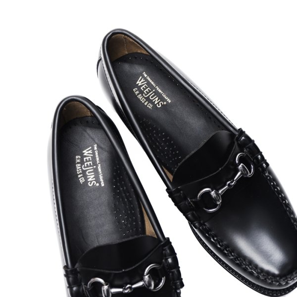 画像7: G.H.BASS(ジーエイチバス)LINCOLN Moc Bit Loafer(リンカーン:モックビットローファー)"Rubber Sole" / Black(ブラック) (7)