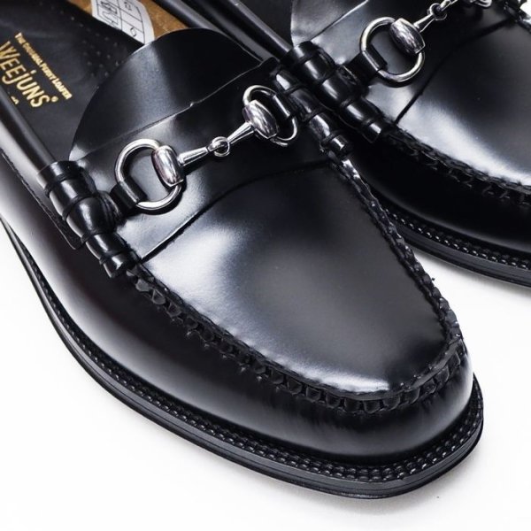 画像6: G.H.BASS(ジーエイチバス)LINCOLN Moc Bit Loafer(リンカーン:モックビットローファー)"Rubber Sole" / Black(ブラック) (6)