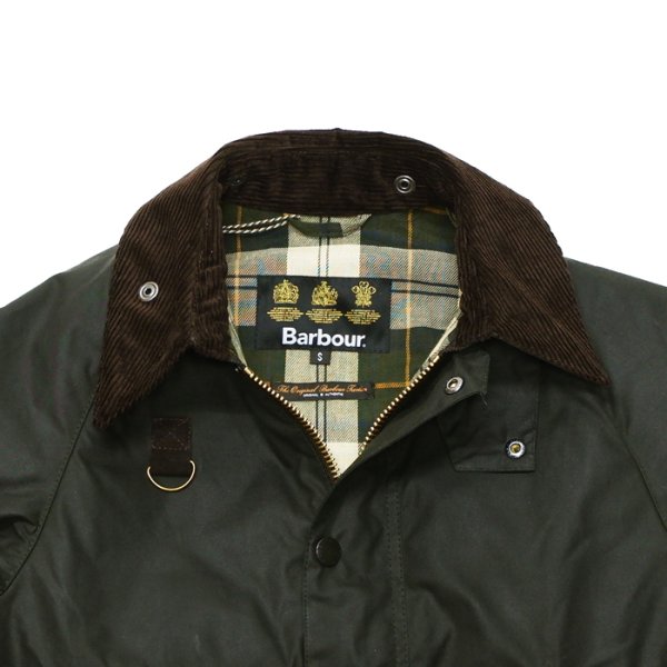 画像2: Barbour(バブァー)SPEY JACKET(スペイジャケット)"Wax Cotton" / Sage(セージ) (2)